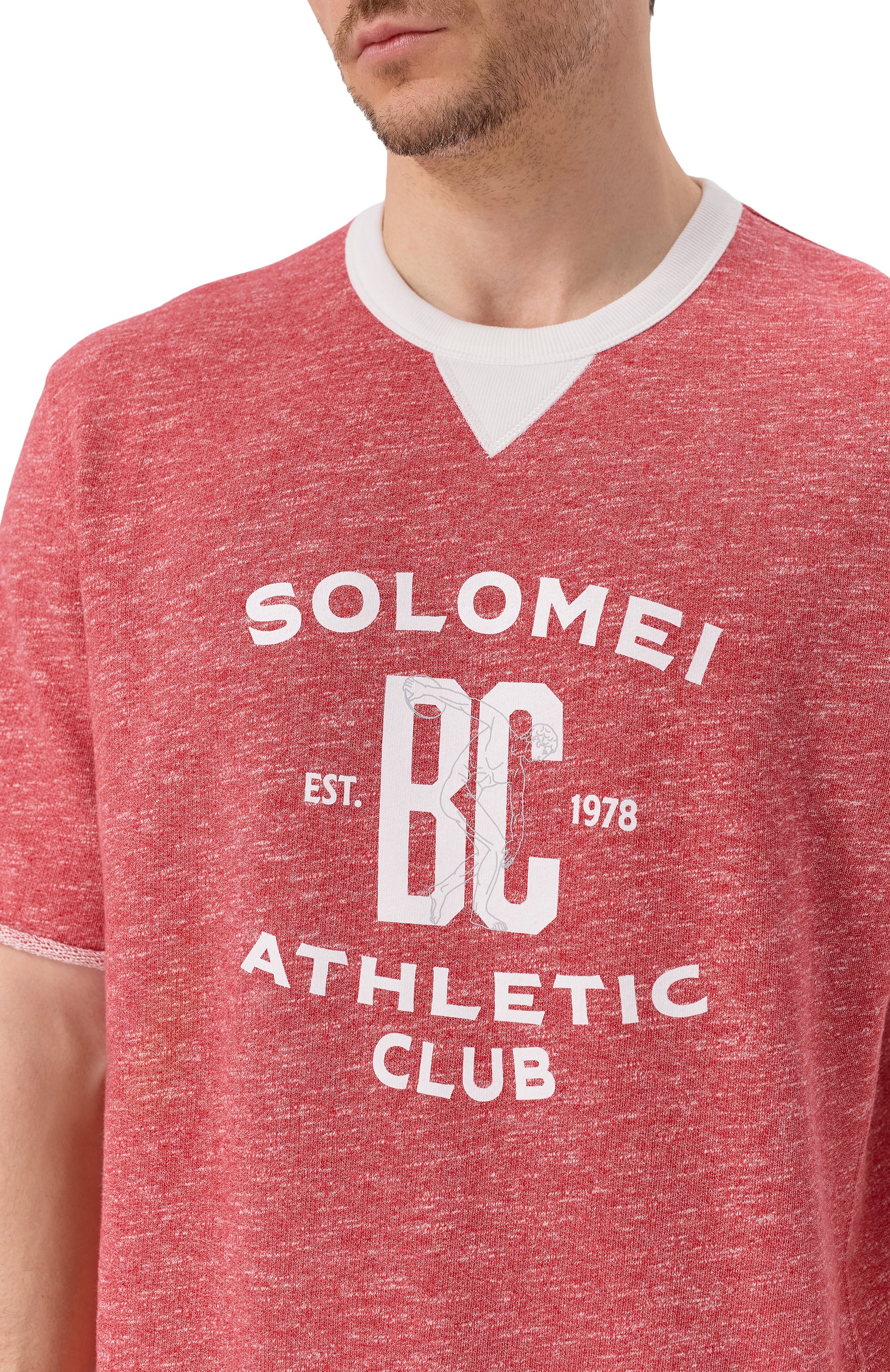 Свитшот из хлопка и льна BRUNELLO CUCINELLI, арт. MR8313378G, фото 5