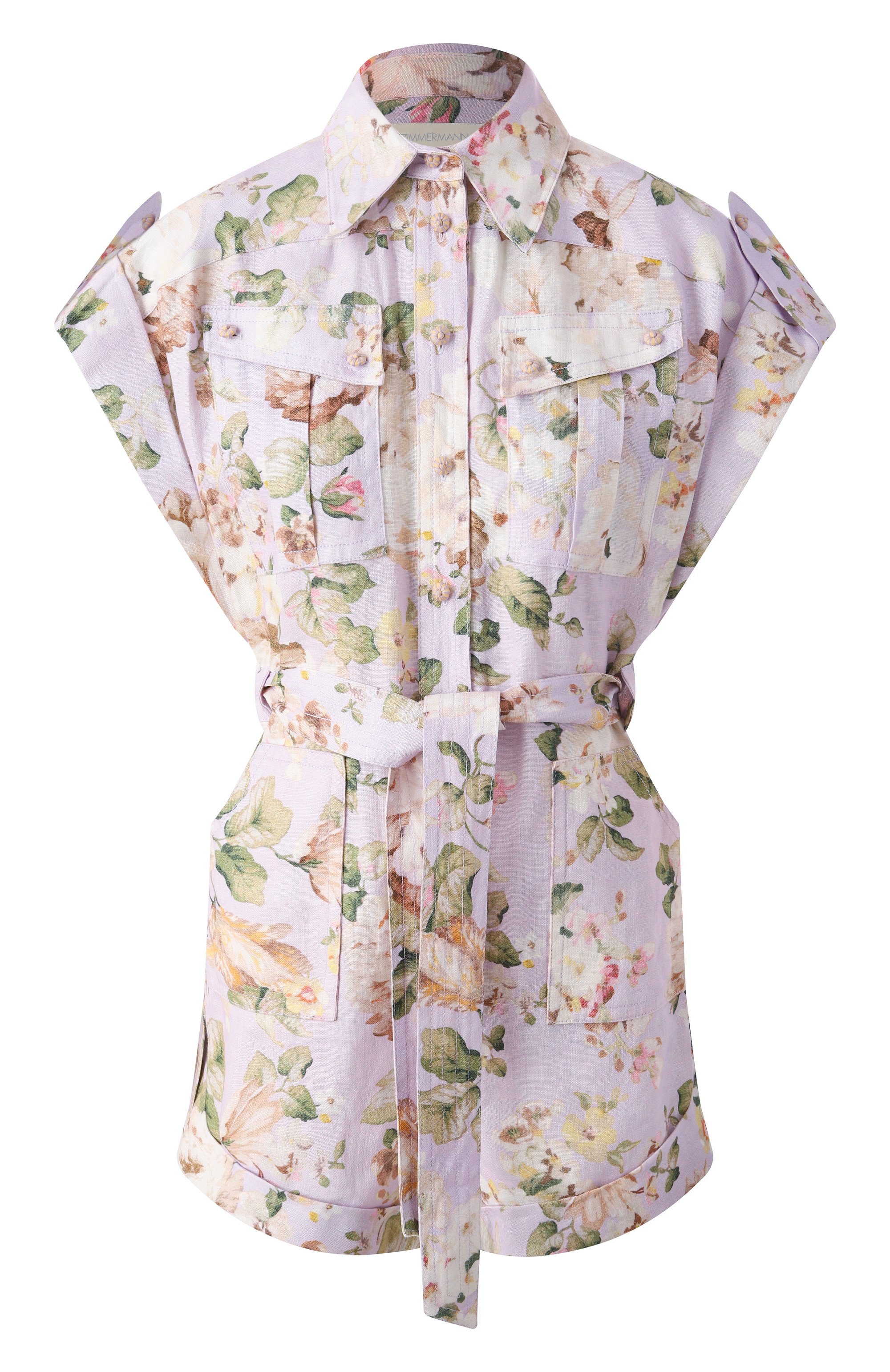 Льняной комбинезон ZIMMERMANN, арт. 3112YRS252,  фото 1