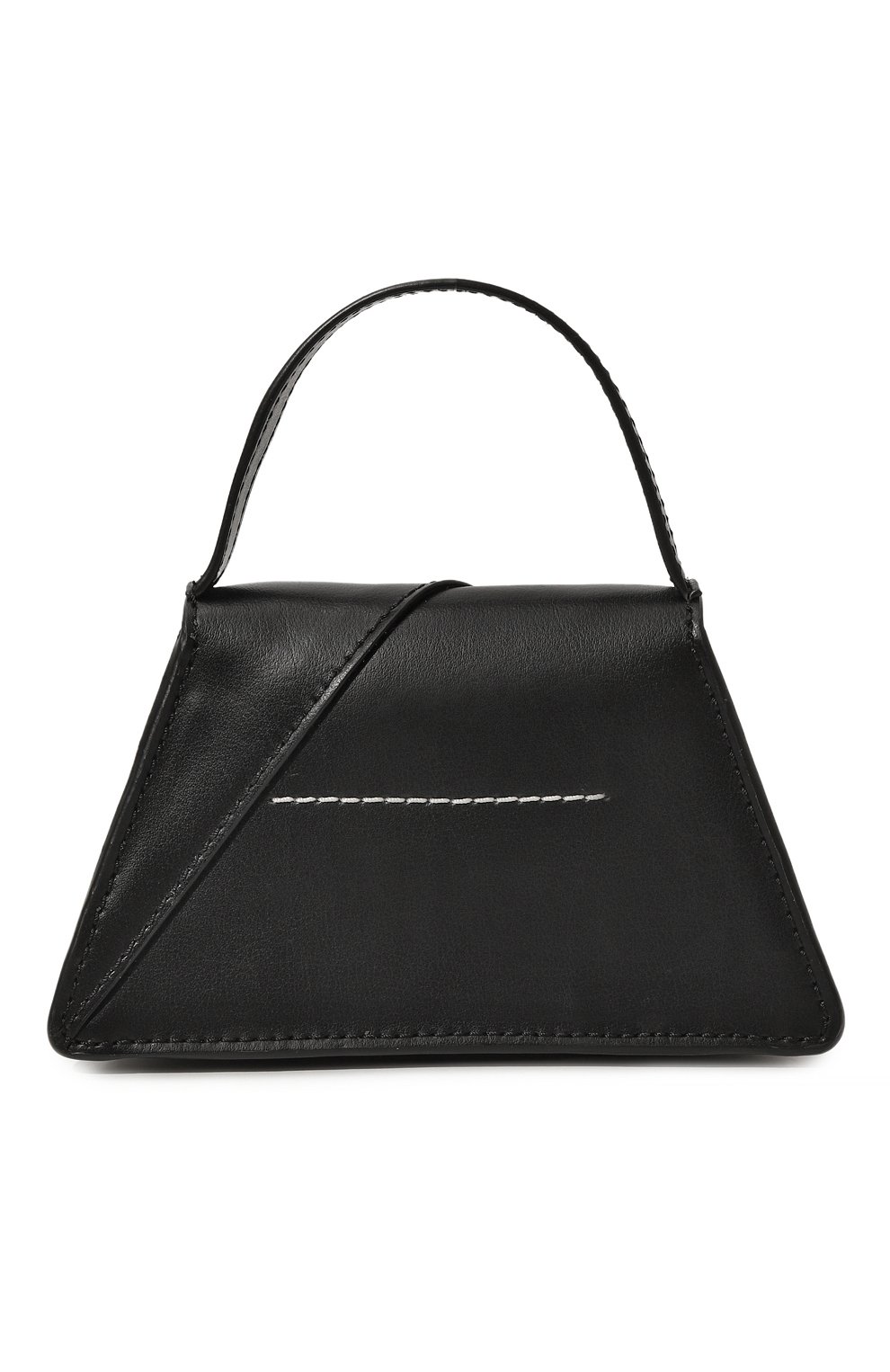 Сумка numbers MM6 черного цвета по цене 65800 руб., арт. SB6ZI0009/P6189, фото 6 Сумка numbers MM6, арт. SB6ZI0009/P6189, фото 6