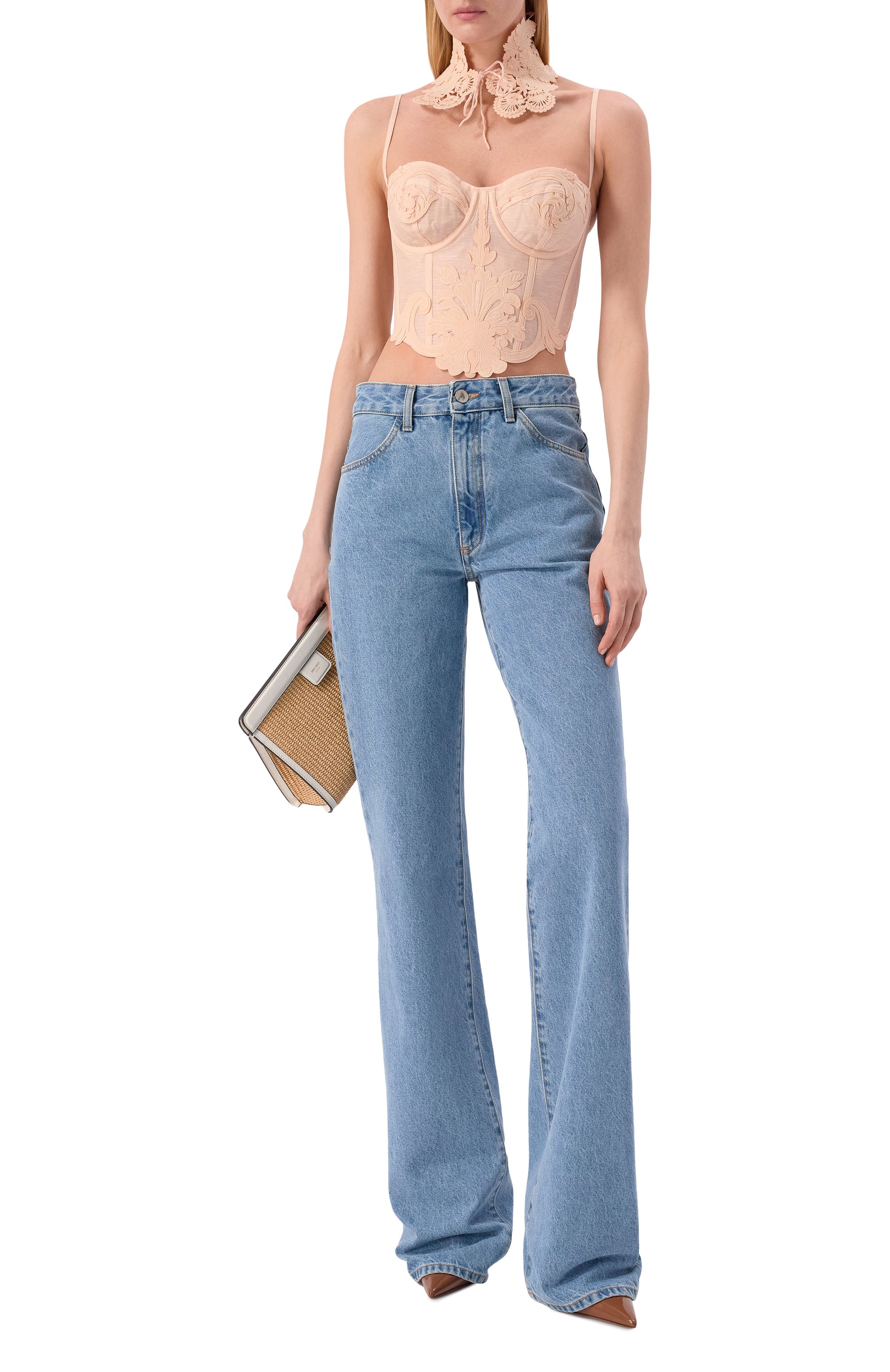 Топ изо льна и шелка ZIMMERMANN, арт. 6352TC261, фото 2