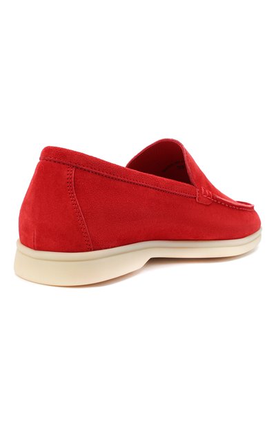 Замшевые лоферы summer walk LORO PIANA, арт. FAI1392, фото 4