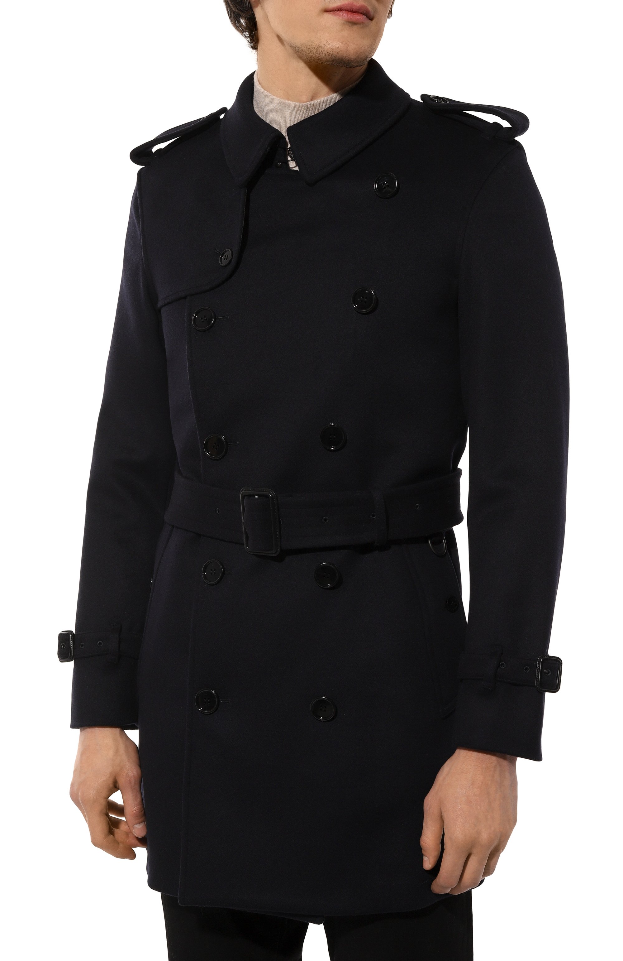 Шерстяной тренч BURBERRY, арт. 8058130, фото 3