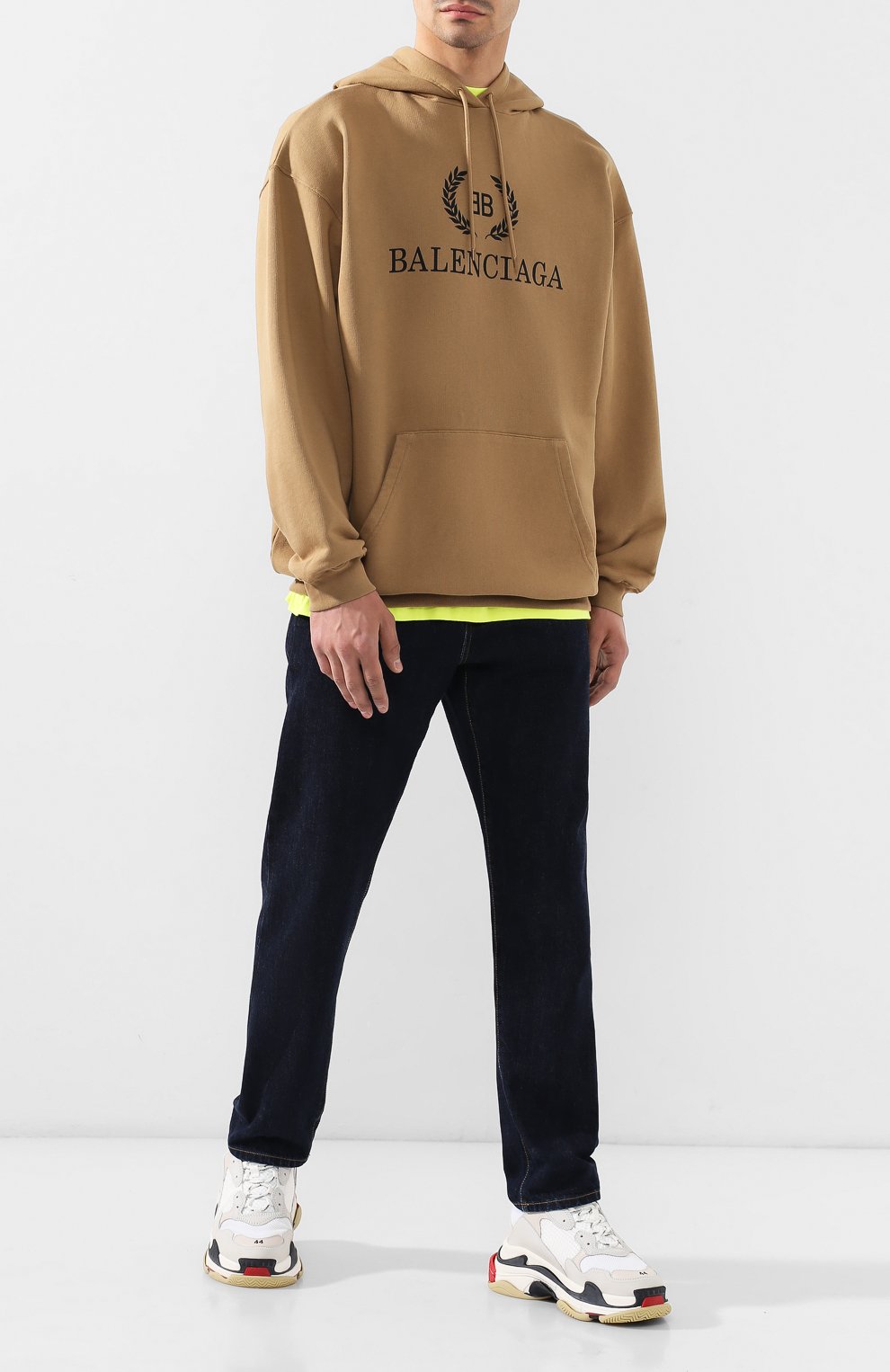 Хлопковое худи BALENCIAGA, арт. 578138/TEV51, фото 2