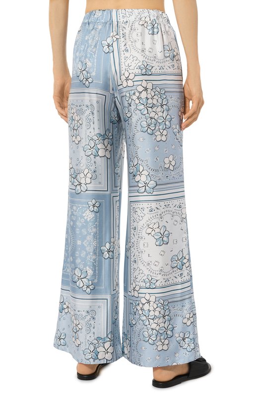 Шелковые брюки Amiri AWPACA1002 Голубой  AWPACA1002 Фото 4