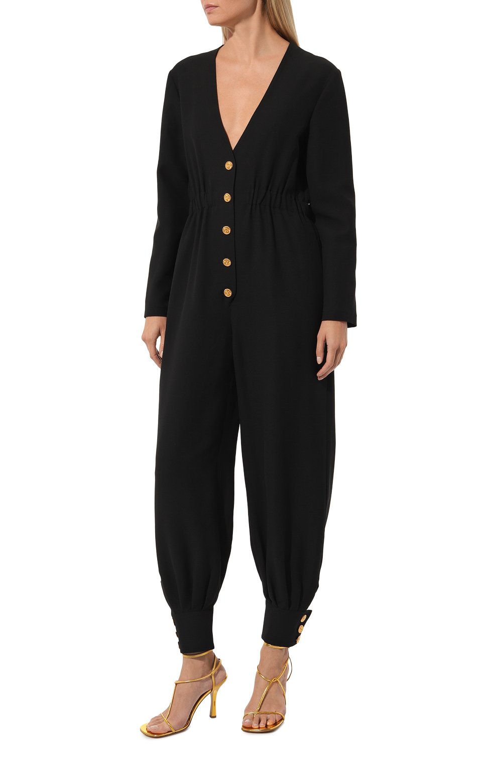 Комбинезон из шерсти и шелка GUCCI, арт. 595258 ZHM88, фото 3