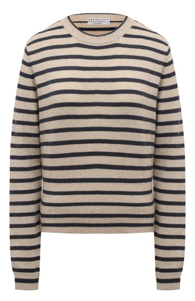 Жен�ский пуловер из шерсти и кашемира BRUNELLO CUCINELLI, арт. MBM758010P