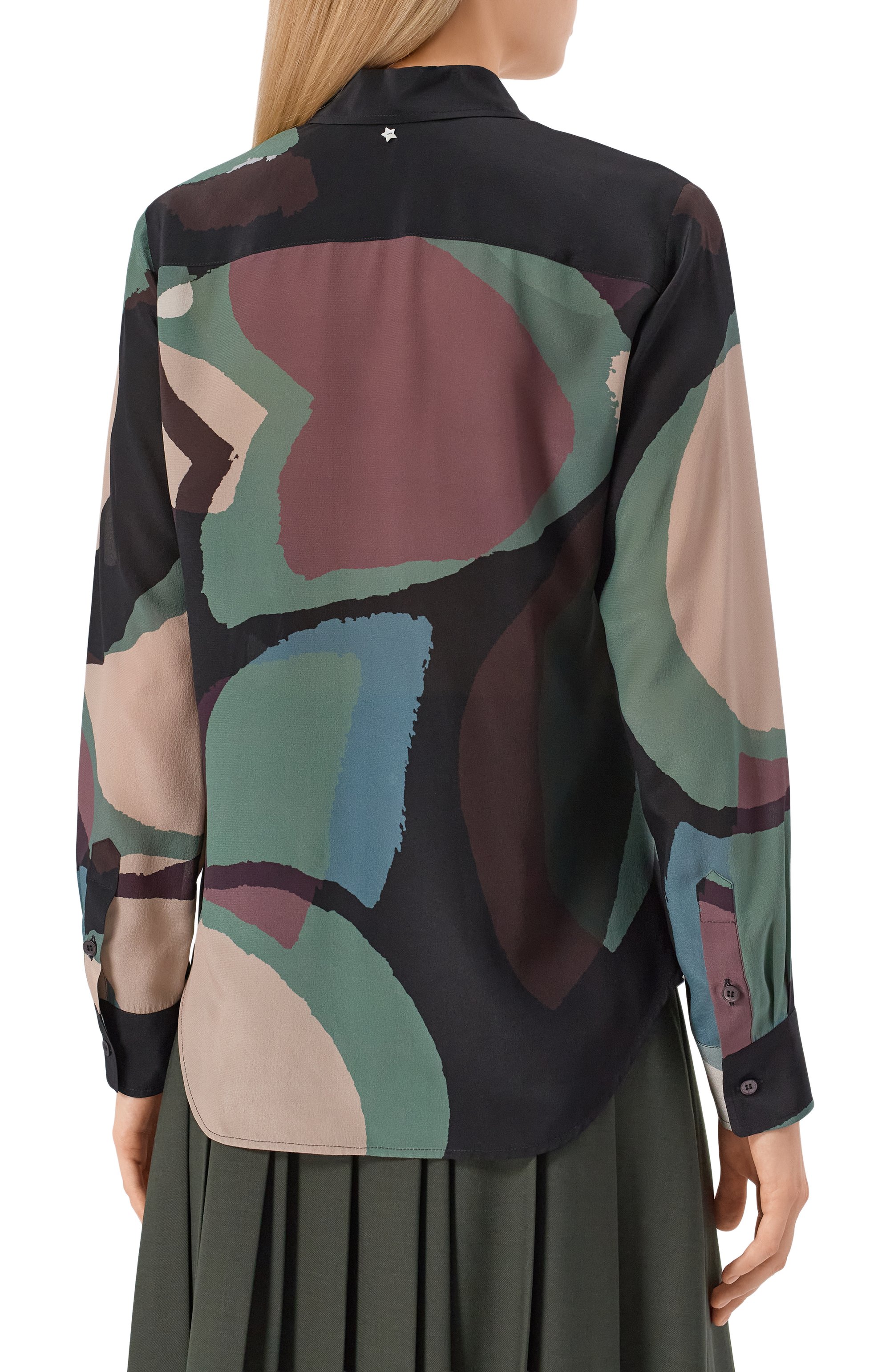 Шелковая рубашка LORENA ANTONIAZZI, арт. CA12A/5049, фото 4