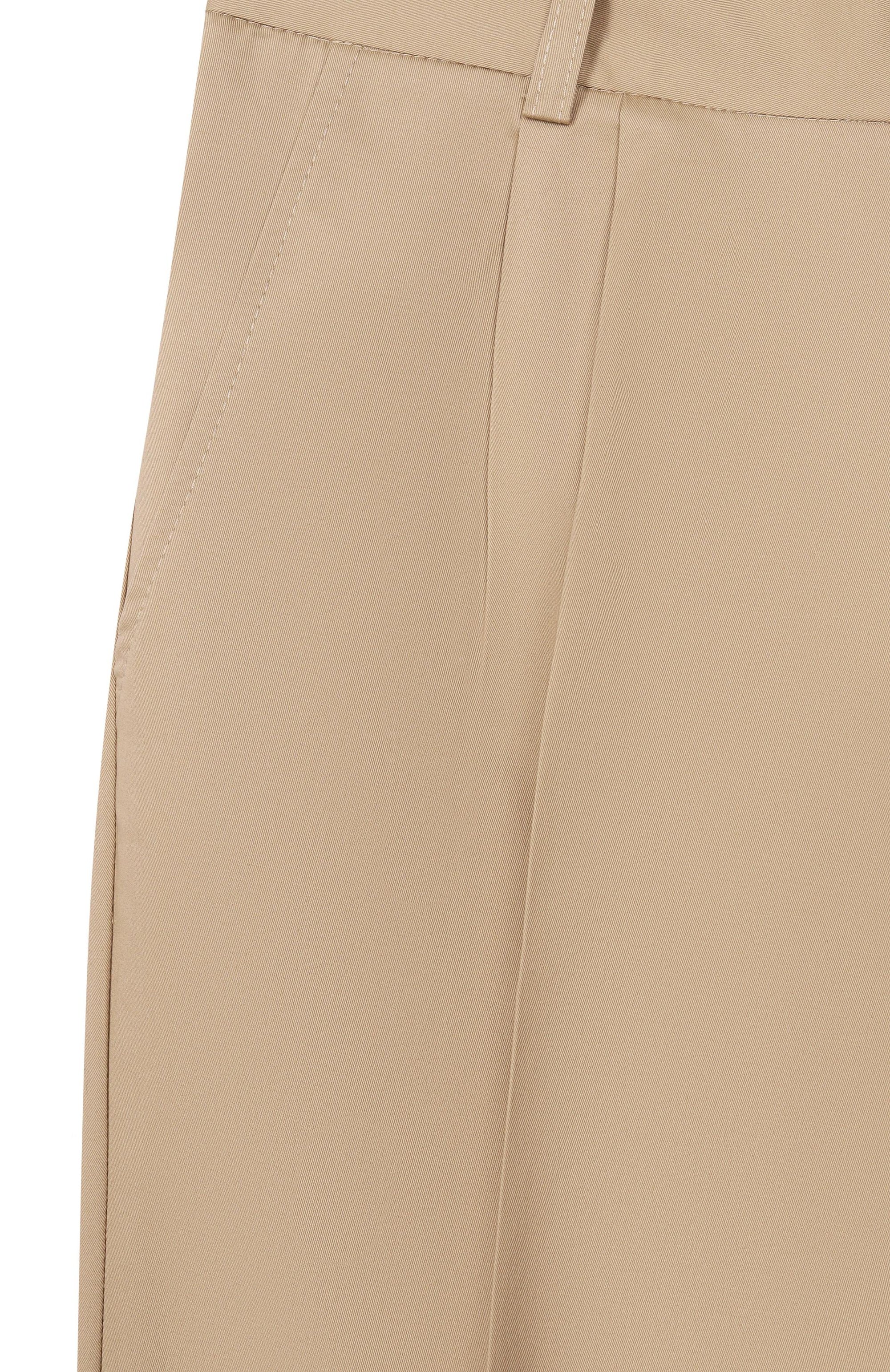 Хлопковые брюки PAOLO PECORA MILANO бежевого цвета по цене 16850 руб., арт. PP4247_001, фото 3 Хлопковые брюки PAOLO PECORA MILANO, арт. PP4247_001, фото 3