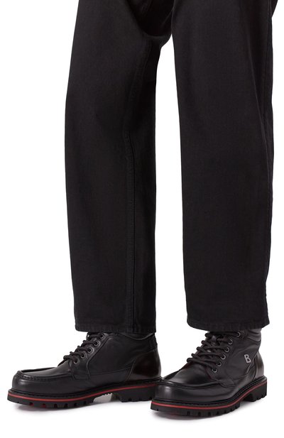 Кожаные ботинки helsinki BOGNER черного цвета по цене 59450 руб., арт. 12546855, фото 3 Кожаные ботинки helsinki BOGNER, арт. 12546855, фото 3