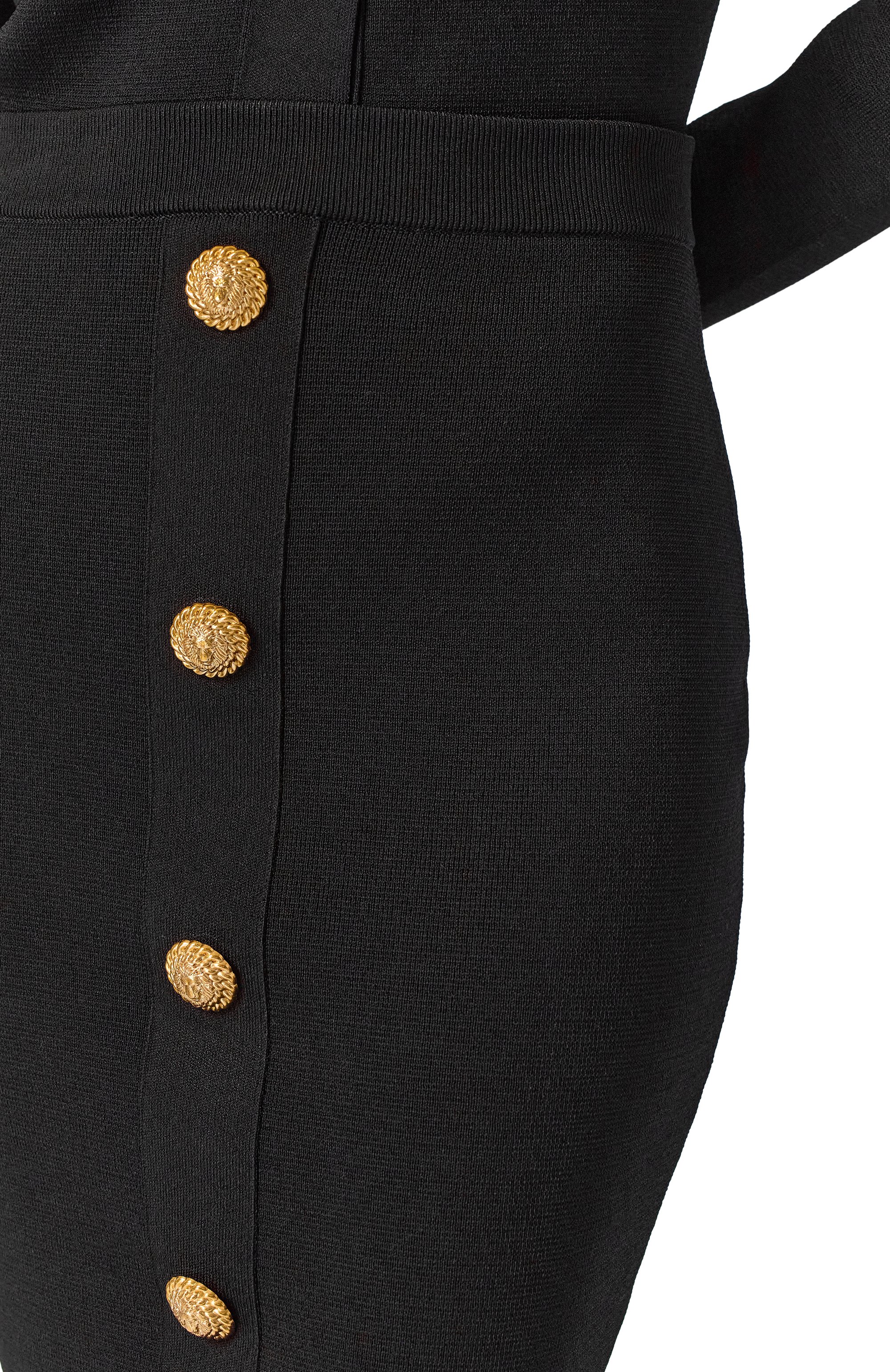 Юбка из вискозы BALMAIN, арт. GF1LC018/KJ43, фото 5