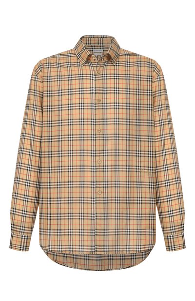 Мужская хлопковая рубашка BURBERRY, арт. 8130238