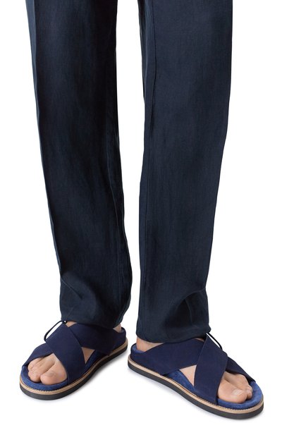 Замшевые шлепанцы PAUL&SHARK, арт. 26418005, фото 3