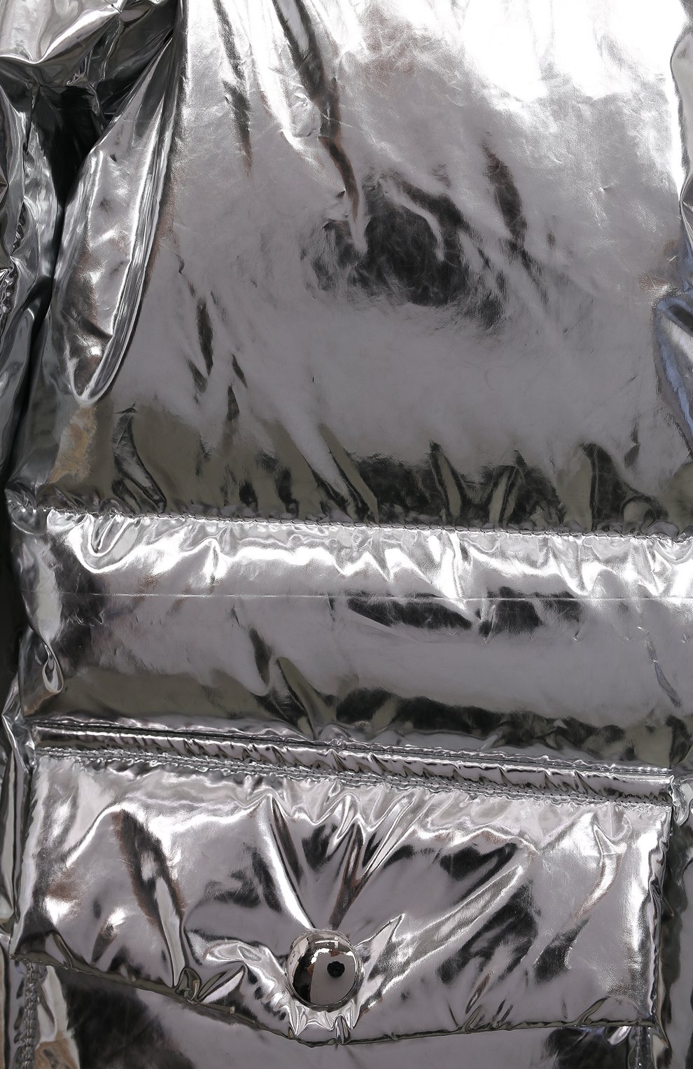 Пуховая куртка YVES SALOMON ENFANT серебряного цвета по цене 61550 руб., арт. 22WEM002XXM07W, фото 3 Пуховая куртка YVES SALOMON ENFANT, арт. 22WEM002XXM07W, фото 3