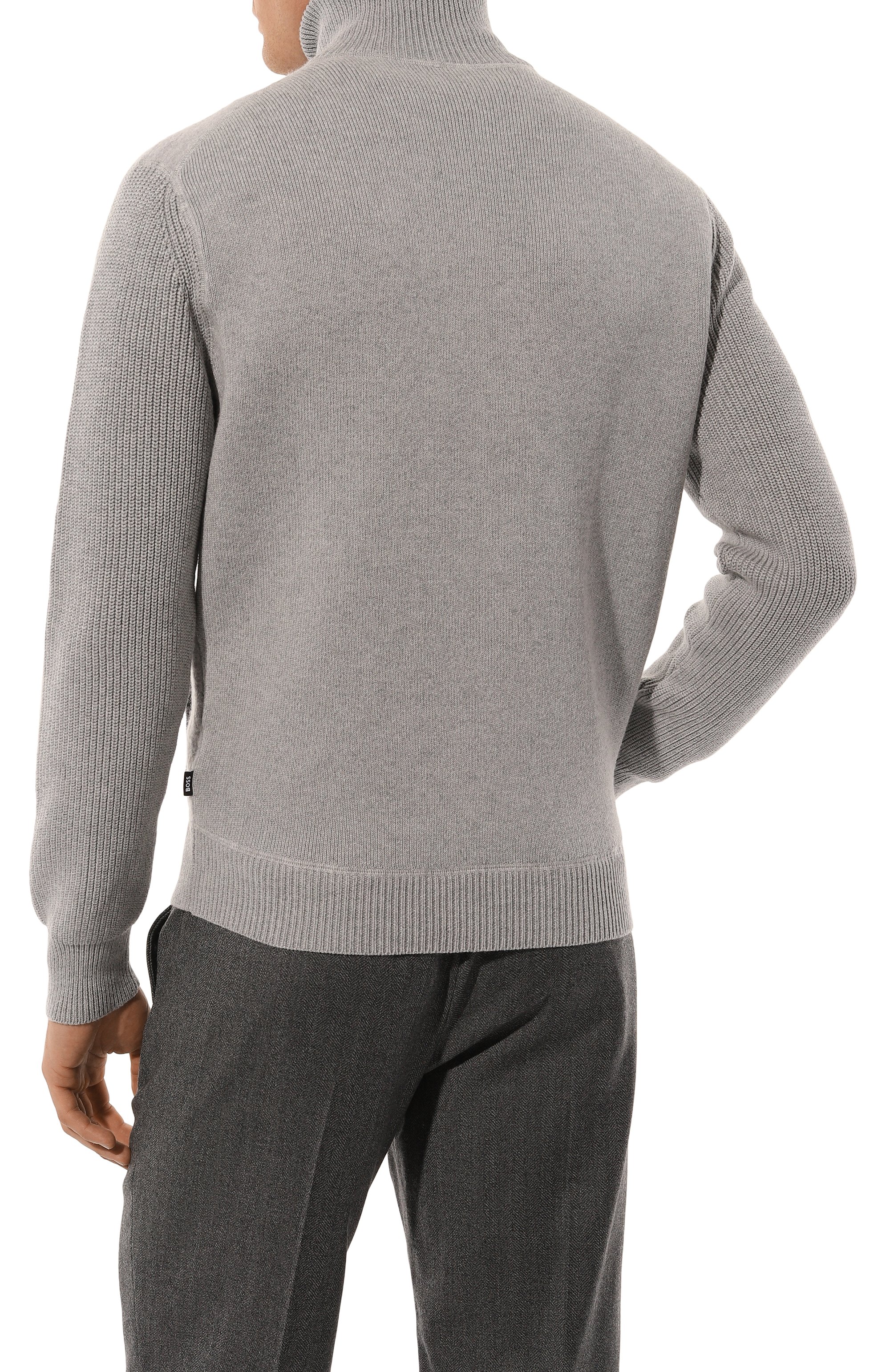 Кардиган из хлопка и шерсти BOSS, арт. 50526839, фото 4