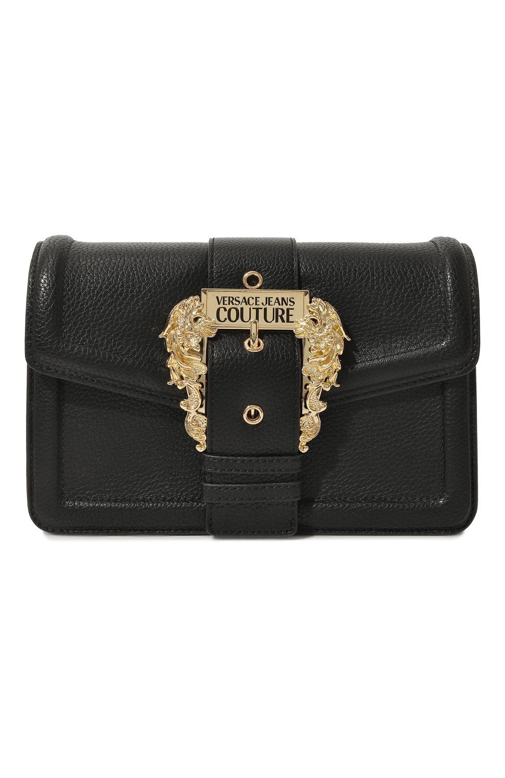 Сумка VERSACE JEANS COUTURE черного цвета по цене 22850 руб., арт. 73VA4BF1-RANGE F-C0UTURE 01. SKETCH 1/ZS413, фото 1 Сумка VERSACE JEANS COUTURE, арт. 73VA4BF1-RANGE F-C0UTURE 01. SKETCH 1/ZS413, фото 1