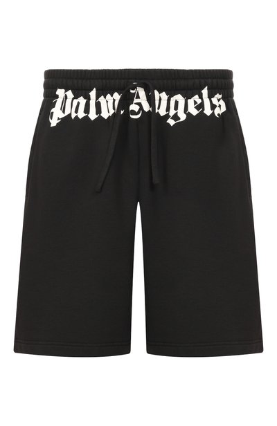 Мужские хлопковые шорты PALM ANGELS, арт. PAMCV001FL001