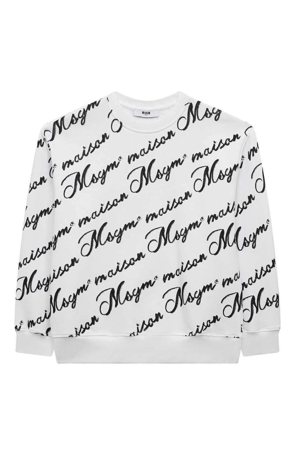 Хлопковый свитшот MSGM KIDS, арт. S4MSJGSW128, фото 1