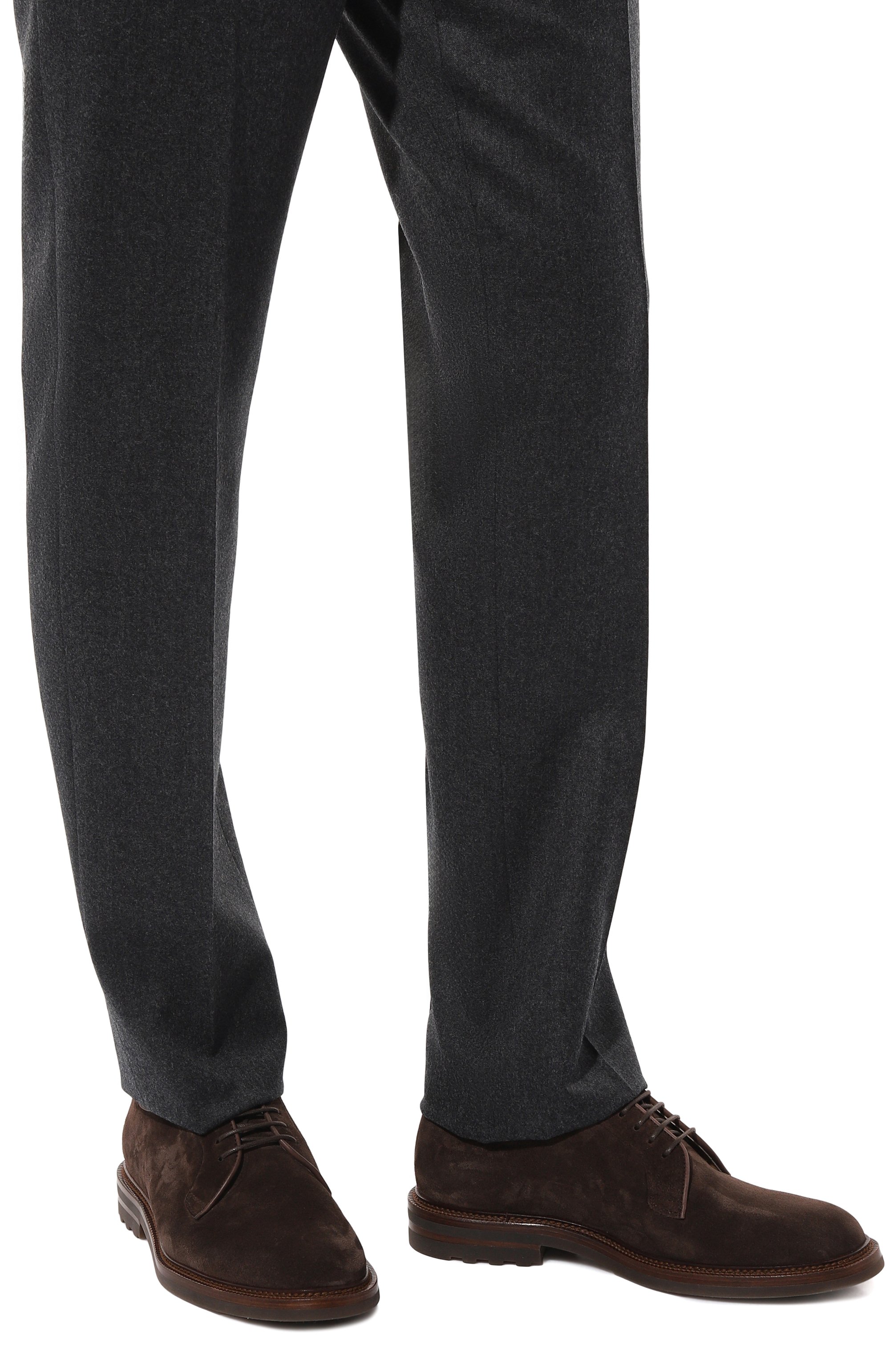 Замшевые дерби BRUNELLO CUCINELLI, арт. MZUPEAX810, фото 3