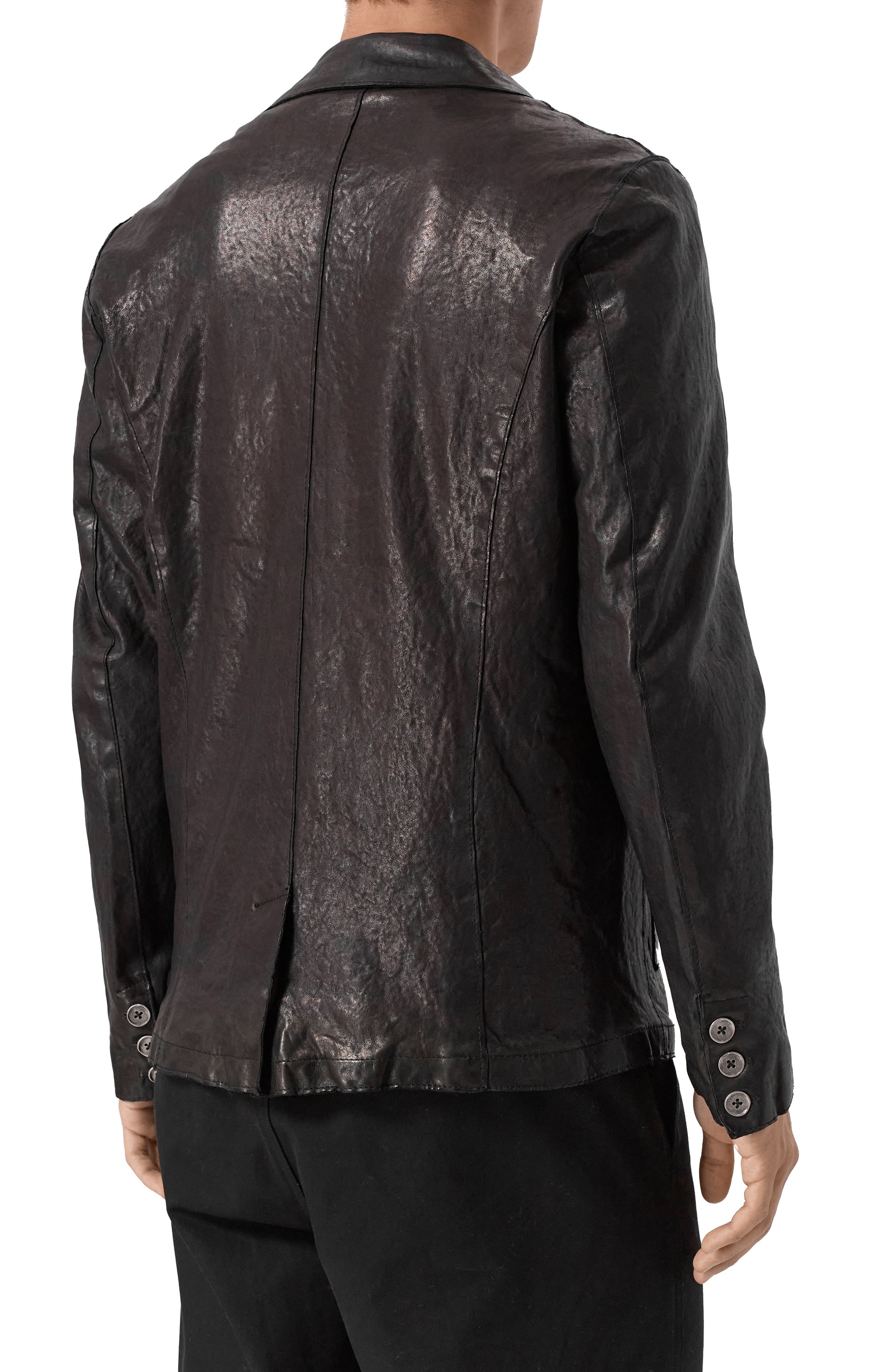 Кожаный пиджак NEVER ENOUGH, арт. MJL021, фото 4