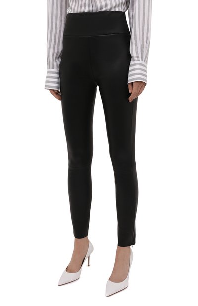 Кожаные легинсы DROME, арт. DPD7075P/D1835P, фото 3