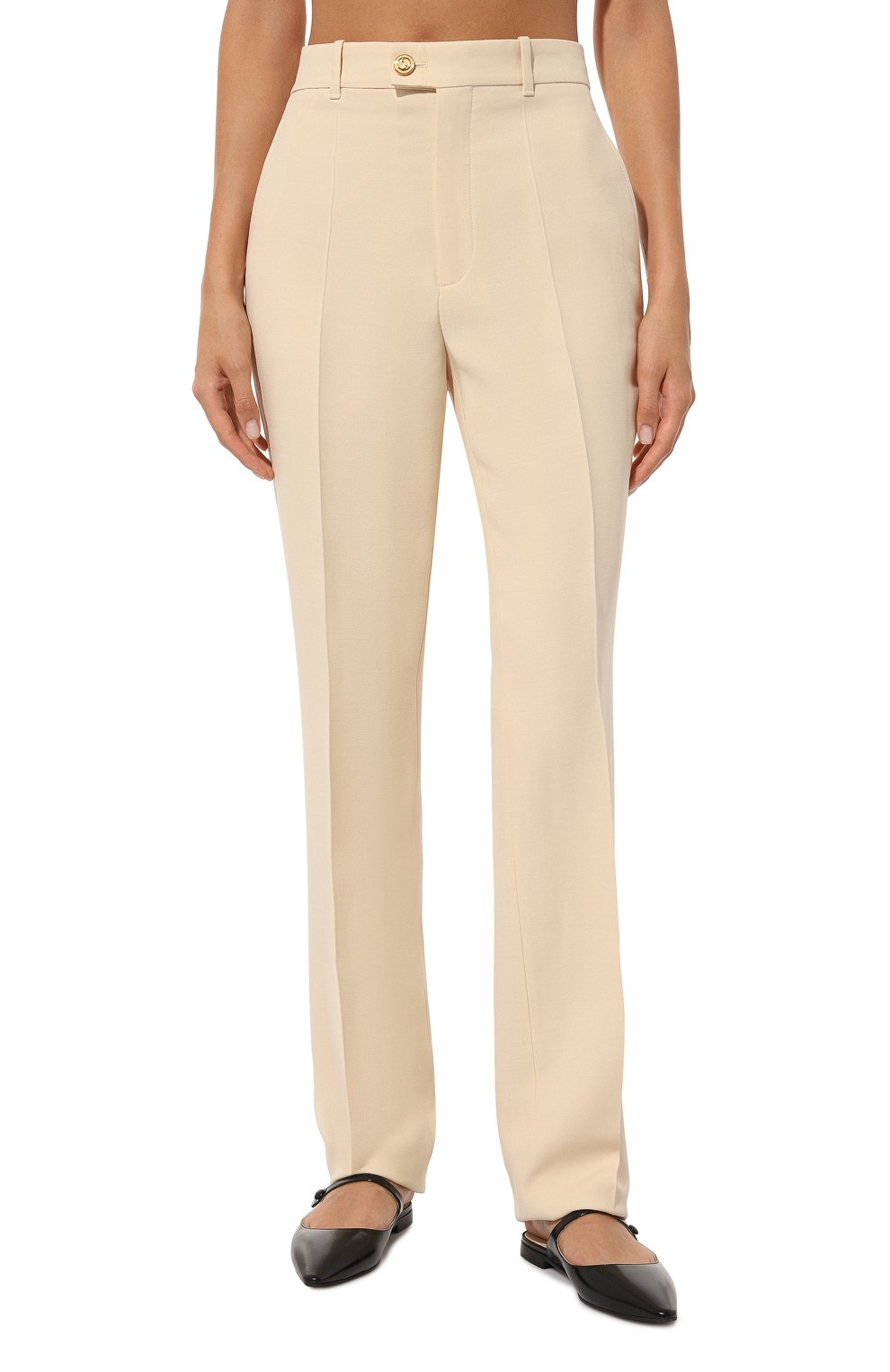 Брюки из шелка и шерсти GUCCI, арт. 627880 ZAD88, фото 3