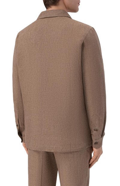 Льняная рубашка CAPOBIANCO, арт. 20M515.LL00._001, фото 4