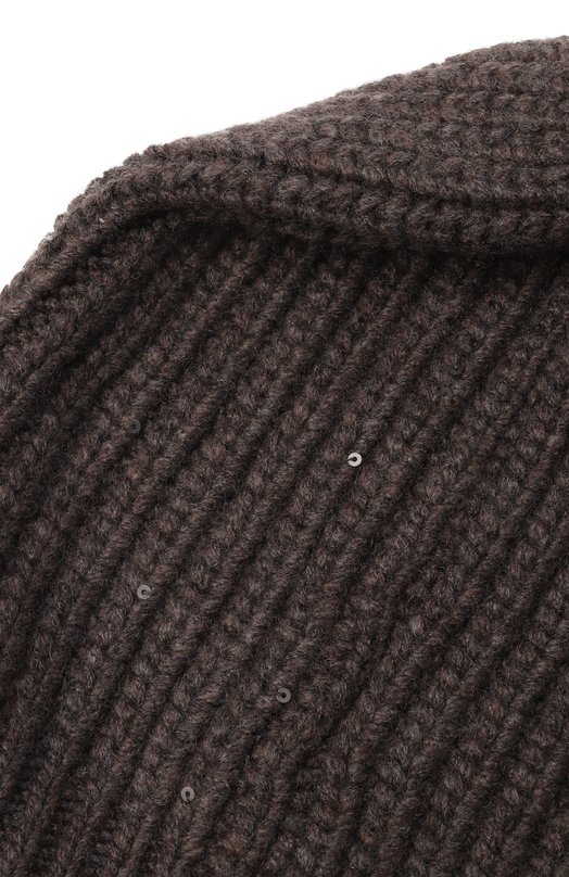 Шапка из кашемира и шелка Brunello Cucinelli M32373999 Коричневый  M32373999 Фото 3