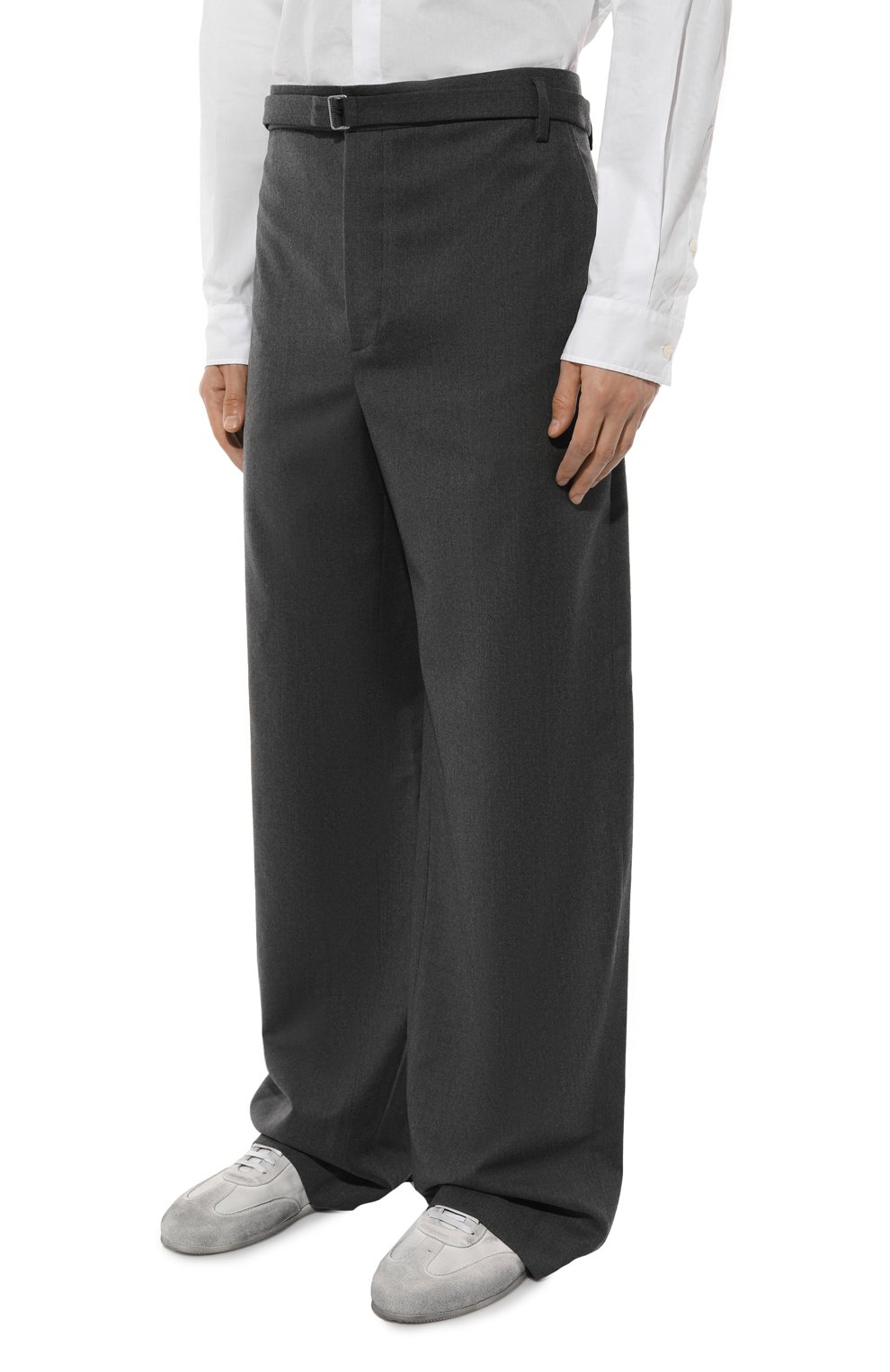 Шерстяные брюки ANN DEMEULEMEESTER, арт. 2402-M-TR01-FA515-088, фото 3