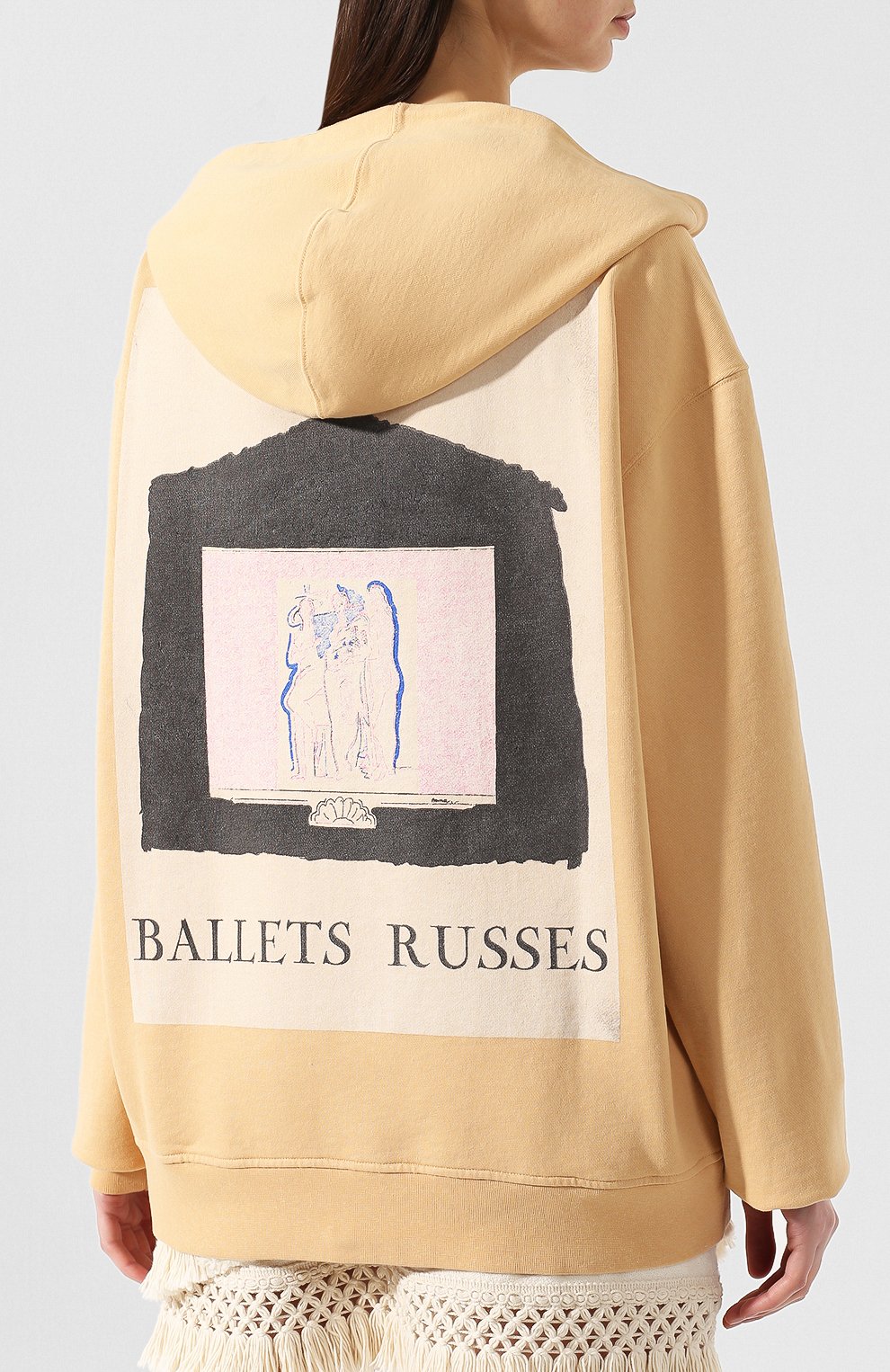 Хлопковое худи ACNE STUDIOS розового цвета по цене 28000 руб., арт. AI0023, фото 4 Хлопковое худи ACNE STUDIOS, арт. AI0023, фото 4