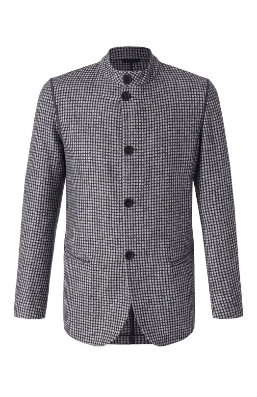Шерстяной пиджак Giorgio Armani 0EPM60/T02SH Синий 0EPM60/T02SH