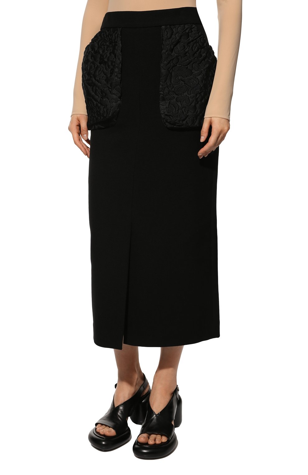 Хлопковая юбка DRIES VAN NOTEN, арт. 221-010820-4213, фото 3