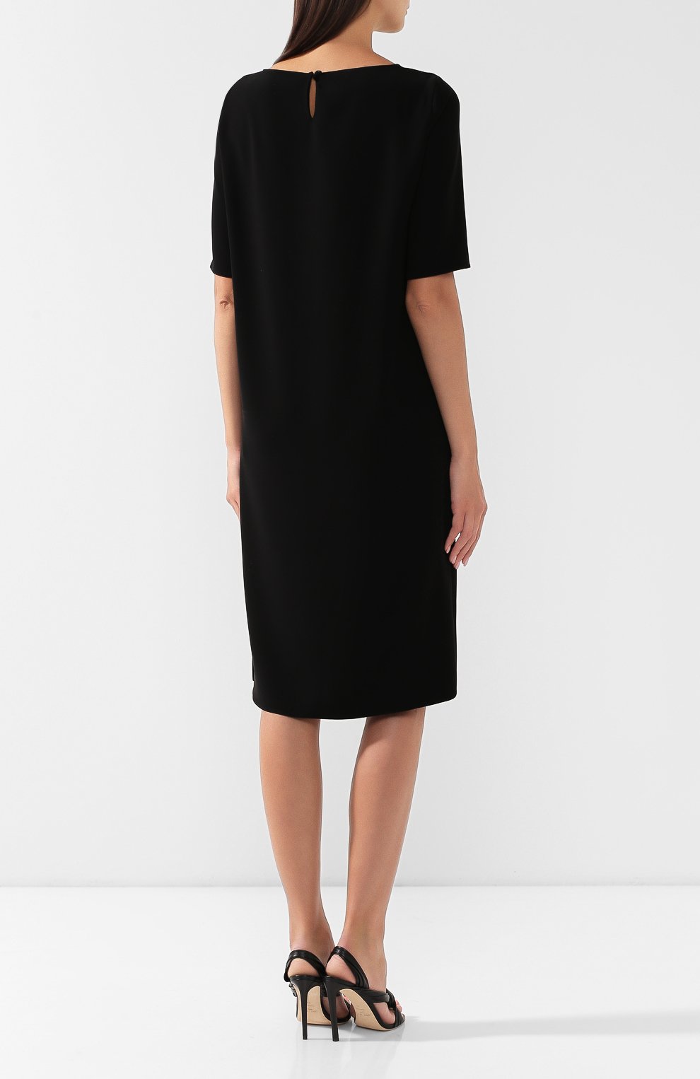 Платье GIORGIO ARMANI черного цвета по цене 141500 руб., арт. 9WHVA02U/T002M, фото 4 Платье GIORGIO ARMANI, арт. 9WHVA02U/T002M, фото 4
