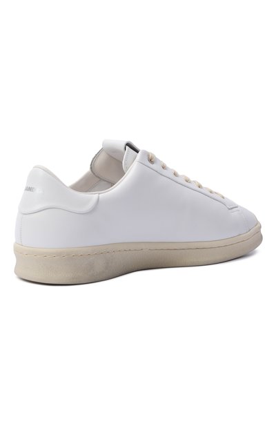 Кожаные кеды JIL SANDER белого цвета по цене 95700 руб., арт. J33WS0055/P7823, фото 4 Кожаные кеды JIL SANDER, арт. J33WS0055/P7823, фото 4