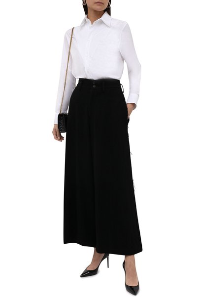Шерстяные брюки YOHJI YAMAMOTO, арт. FM-P52-105, фото 2