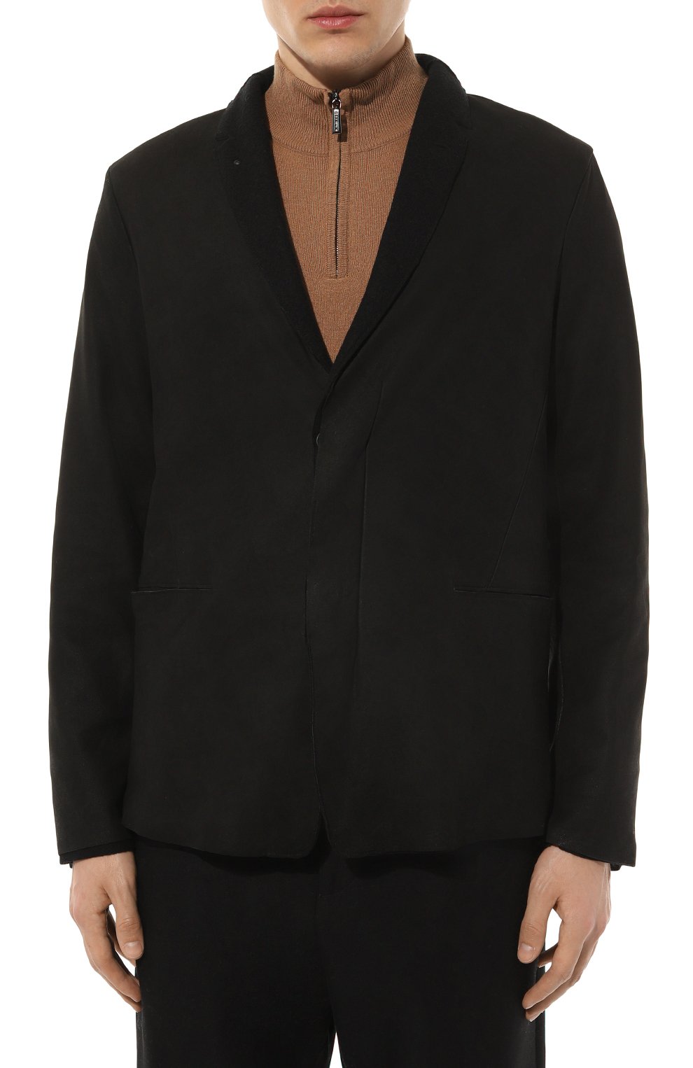 Кожаная куртка TRANSIT, арт. CFUTRYQ260, фото 3