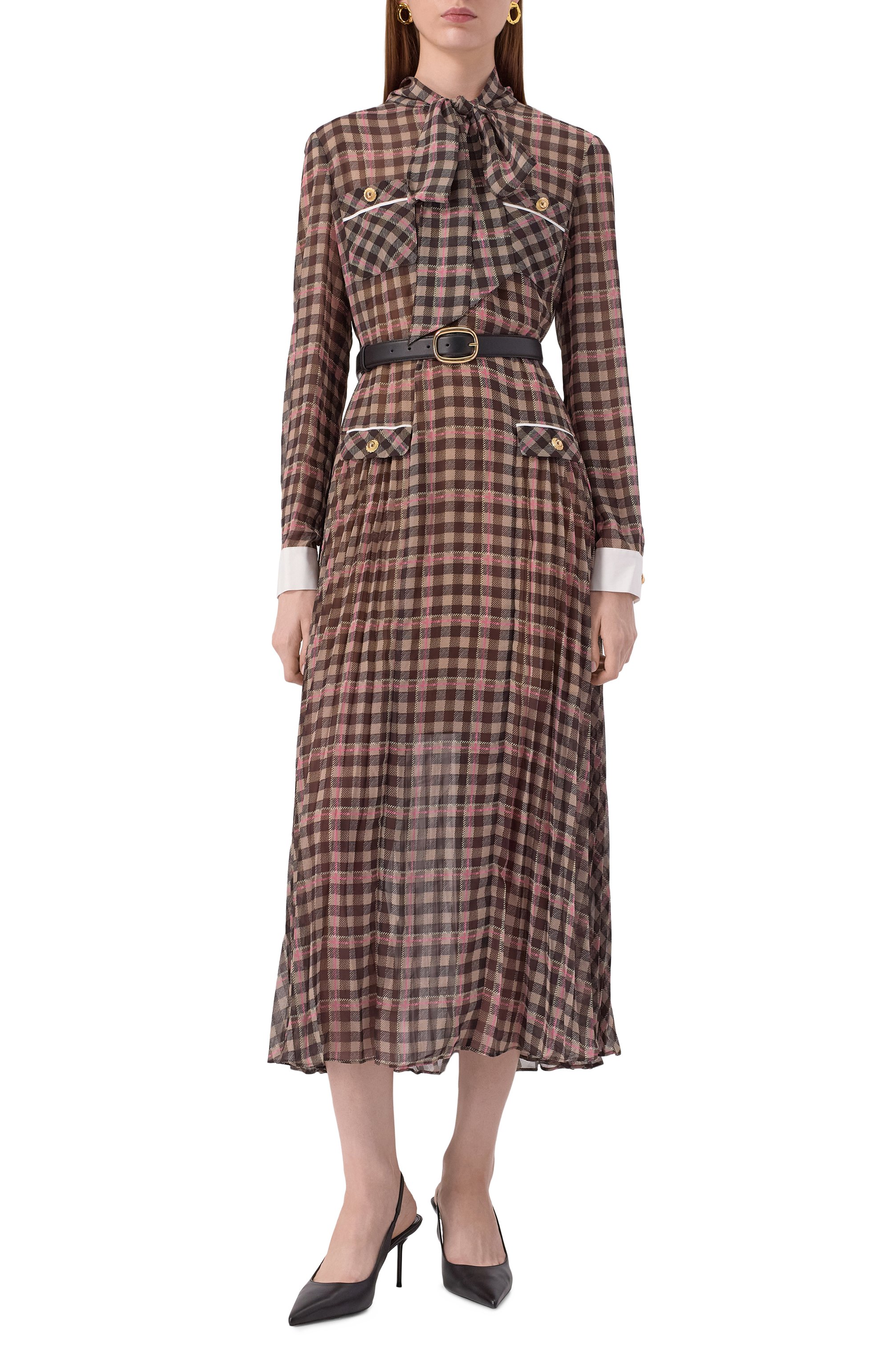 Платье SELF-PORTRAIT, арт. AW25081MBR, фото 3