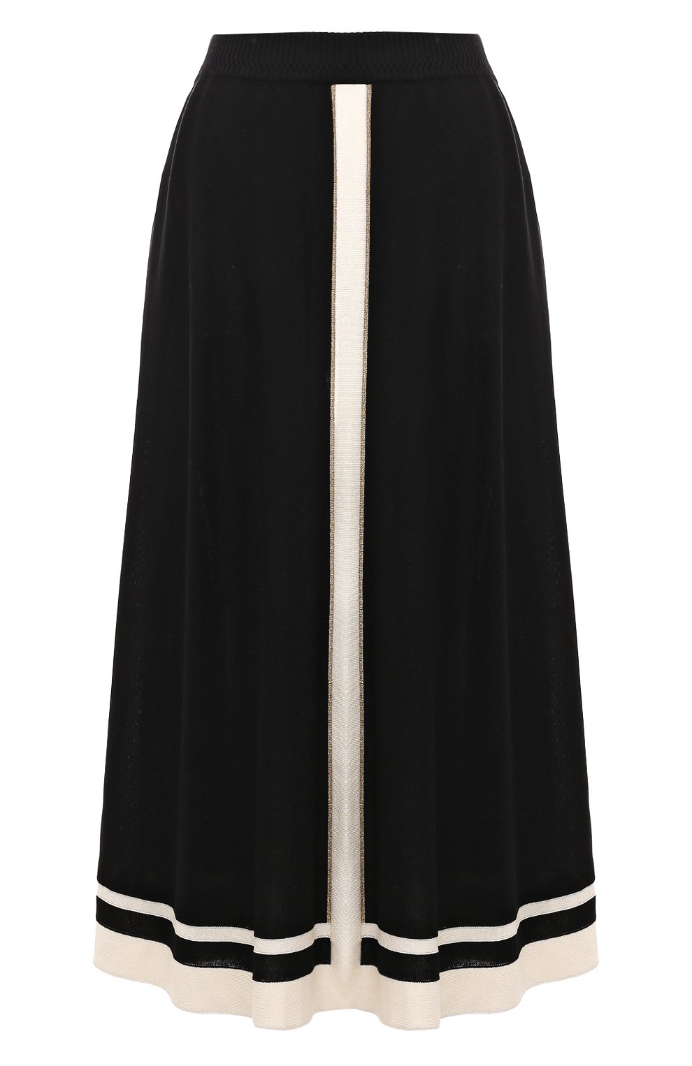 Юбка из шелка и вискозы FREEAGE черного цвета по цене 80080 руб., арт. S24.SK051.6079.900, фото 1 Юбка из шелка и вискозы FREEAGE, арт. S24.SK051.6079.900, фото 1