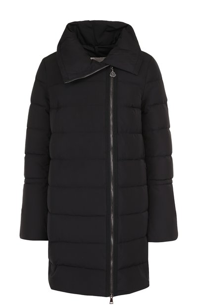 Стеганый пуховик с косой молнией MONCLER, арт. C2-093-49976-00-54543, фото 1