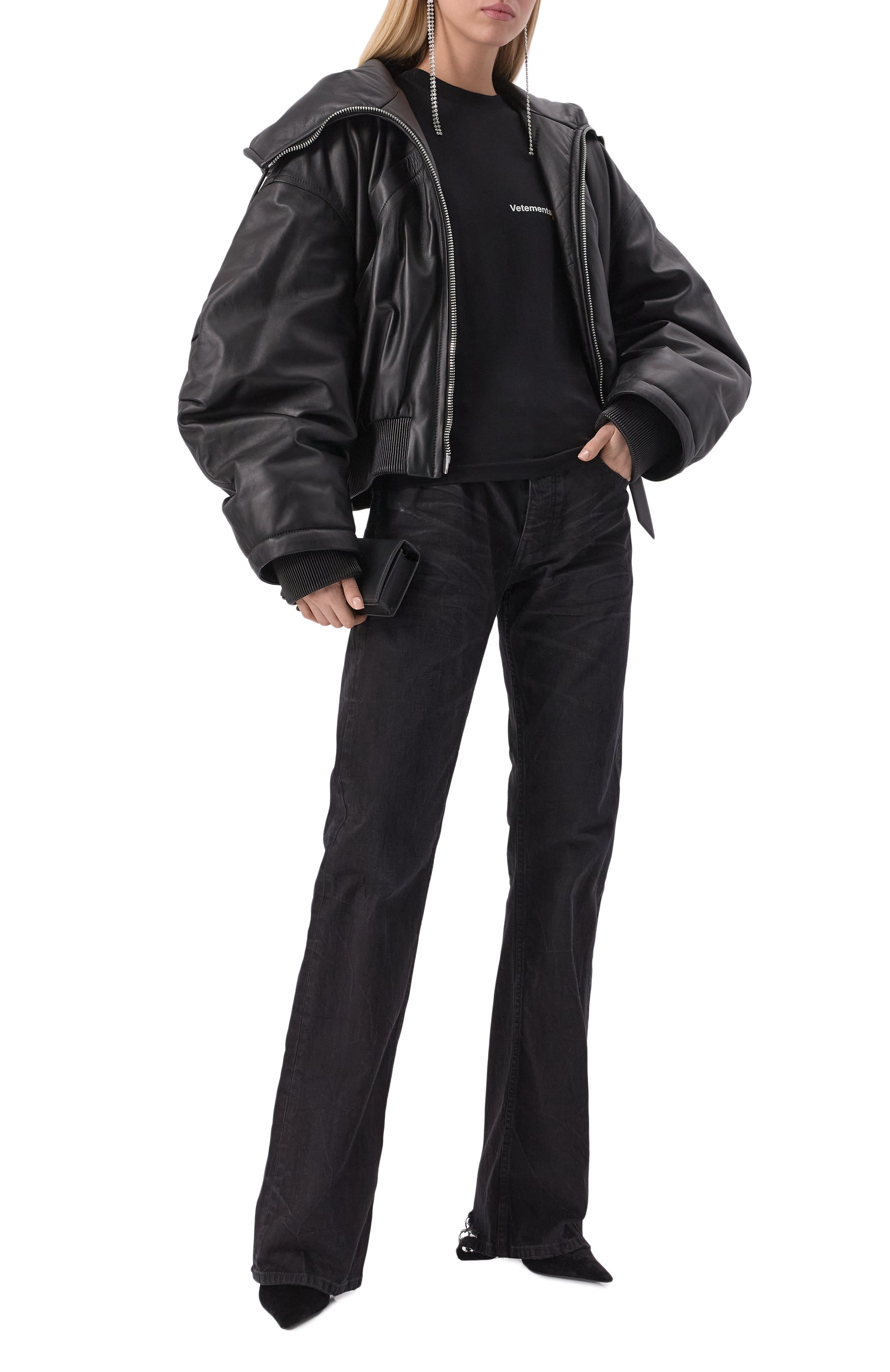 Хлопковая футболка VETEMENTS, арт. MA66TR650B, фото 2