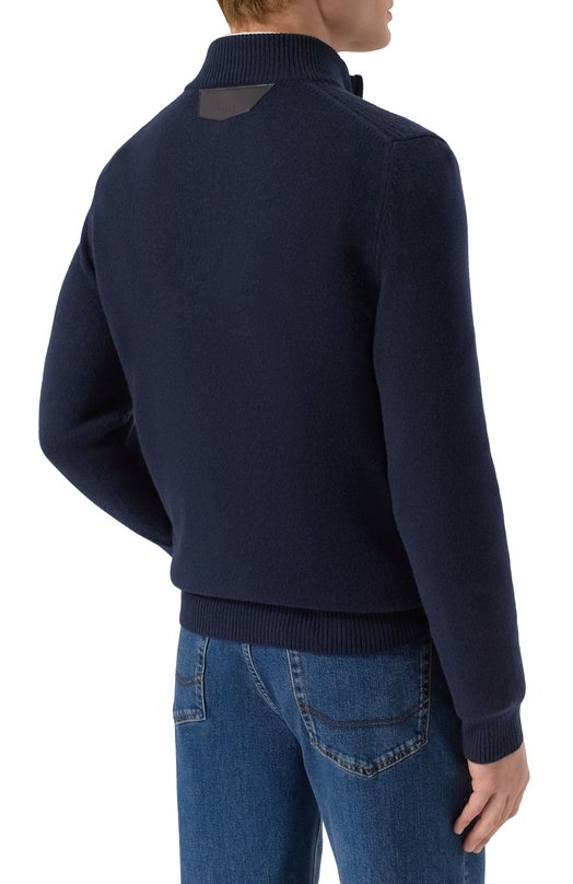 Свитер из кашемира и шерсти Zilli KZMN01M0350VLST00 Синий  KZMN01M0350VLST00 Фото 4