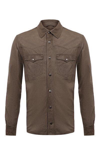 Мужская кожаная рубашка GIORGIO BRATO, арт. GU24S12099