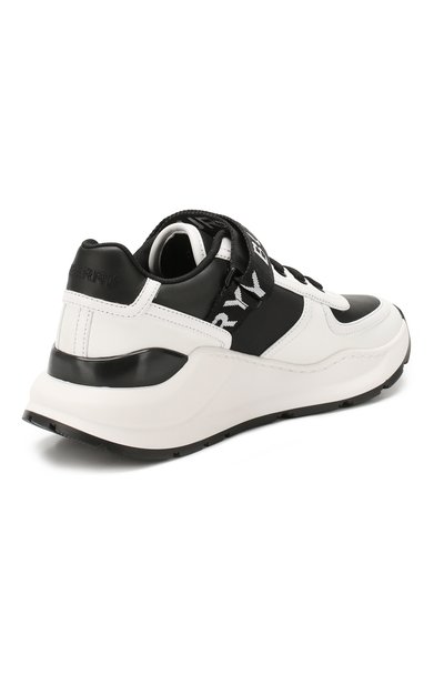 Кожаные кроссовки BURBERRY, арт. 8011531, фото 4