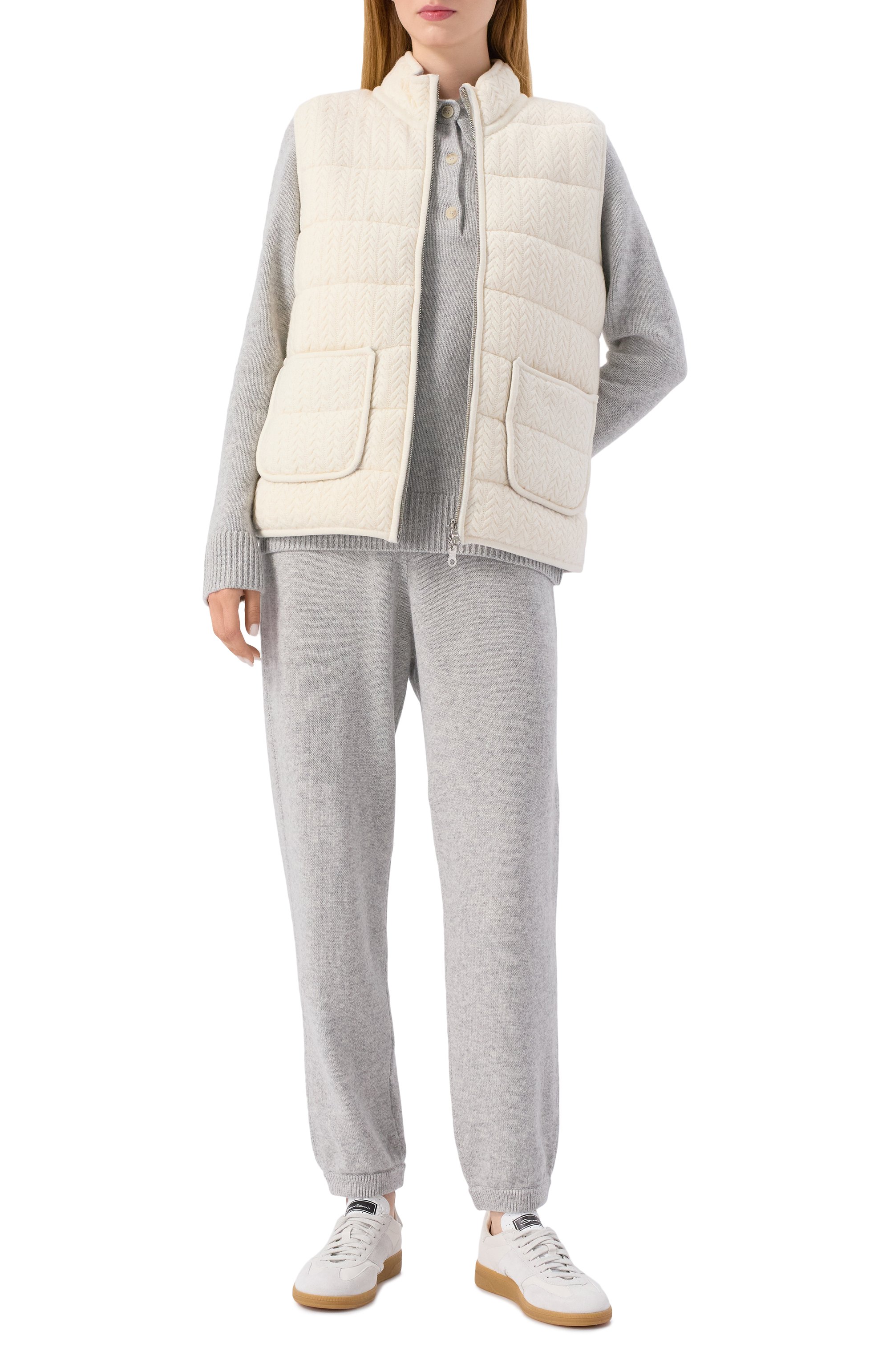 Кашемировый двусторонний жилет ARCH4, арт. KNVS2957, фото 2