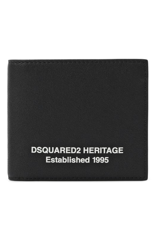 Кожаное портмоне Dsquared2 WAM0075/12900001 Чёрный WAM0075/12900001