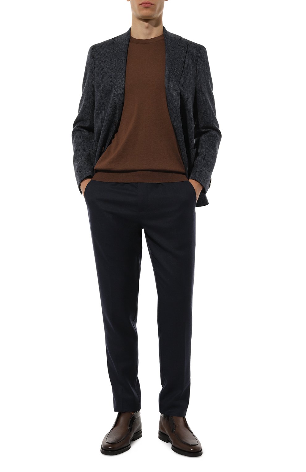 Брюки из шерсти и кашемира MARCO PESCAROLO, арт. CHIAIAM/5037, фото 2