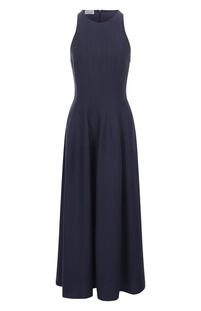 Женское платье из вискозы и льна BRUNELLO CUCINELLI, арт. MH126A5171