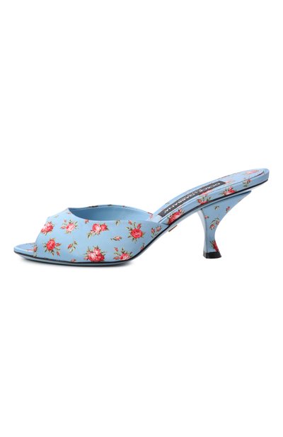 Текстильные мюли keira 60 DOLCE & GABBANA голубого цвета по цене 98950 руб., арт. CR1987/AX462, фото 4 Текстильные мюли keira 60 DOLCE & GABBANA, арт. CR1987/AX462, фото 4