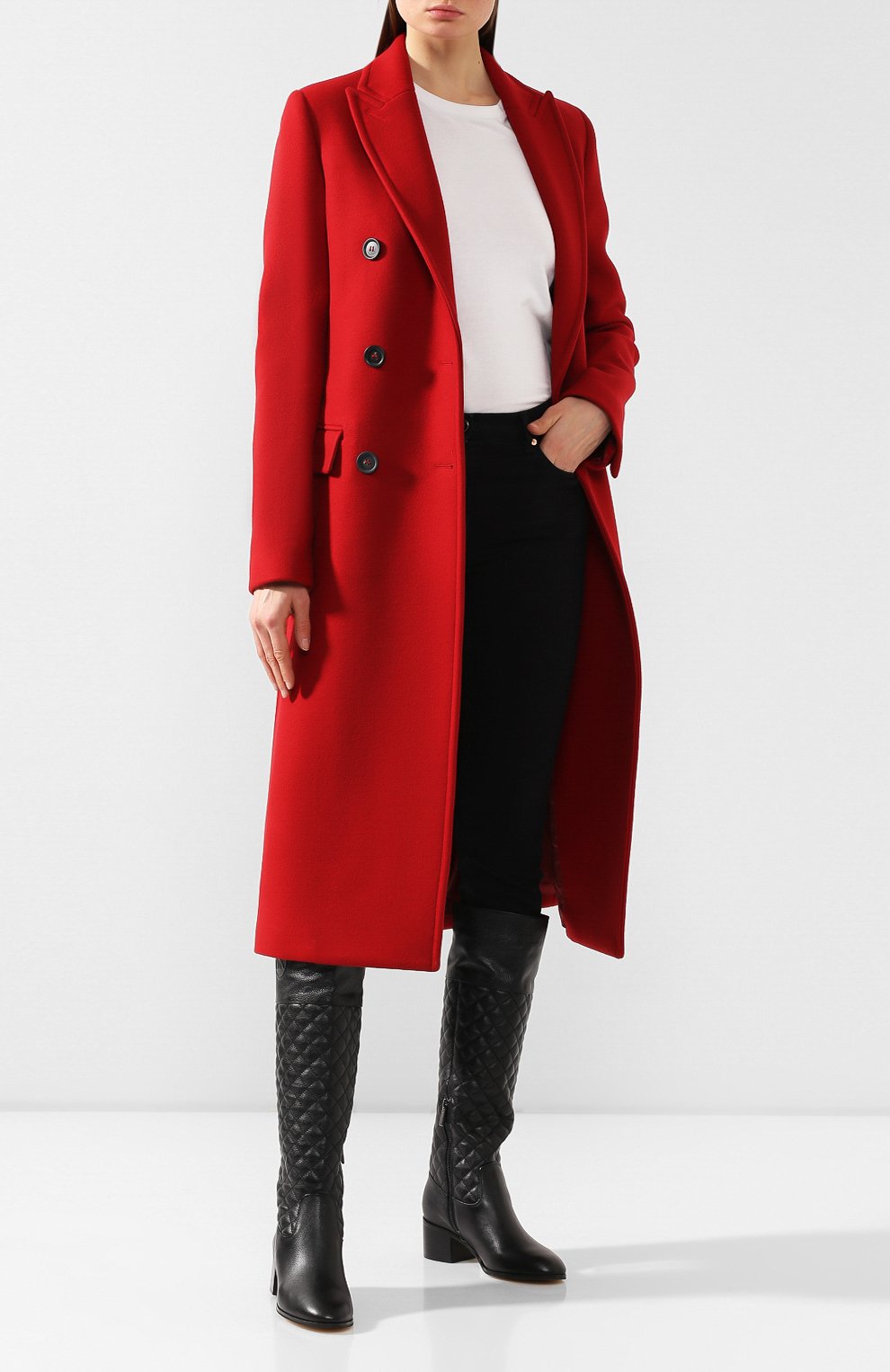 Кожаные сапоги dylyn MICHAEL MICHAEL KORS, арт. 40F9DYMB6L, фото 2