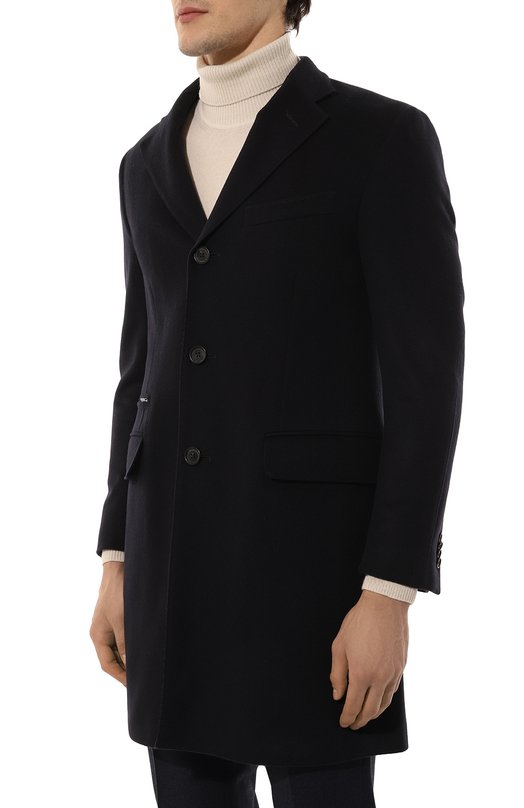 Шерстяное пальто Corneliani 941508-9412321 Синий  941508-9412321 Фото 7