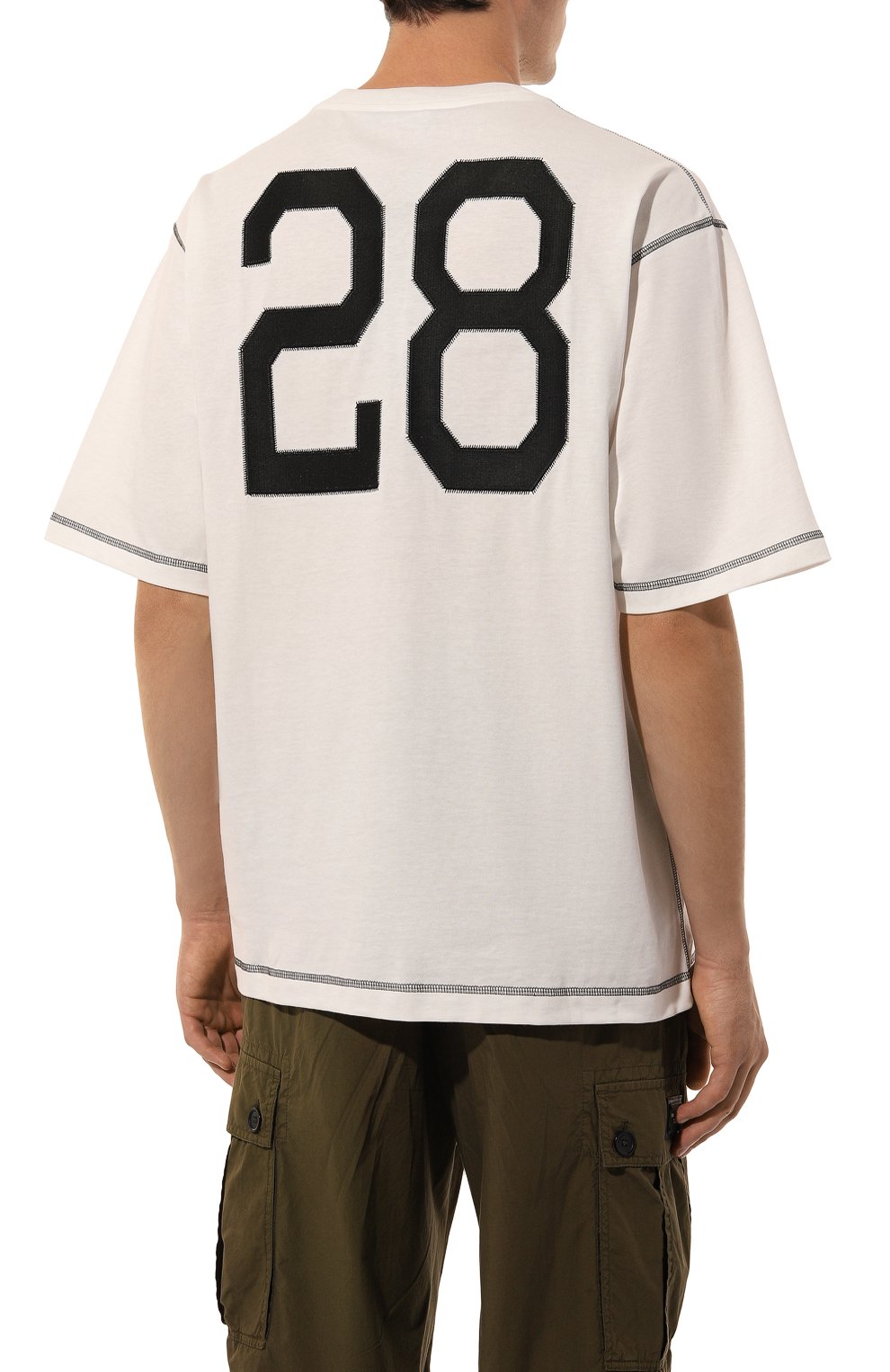 Хлопковая футболка DOLCE & GABBANA, арт. G8PB8Z/G7NSE, фото 4